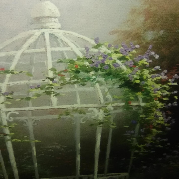 Thomas Kinkade  "Lilac. Gazebo" - Picture 8 of 8